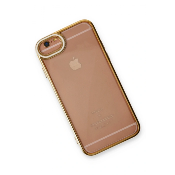 iPhone 6 Kılıf Liva Lens Silikon - Beyaz
