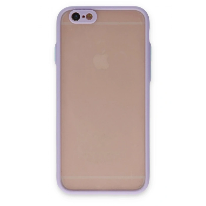 iPhone 6 Kılıf Montreal Silikon Kapak - Mor