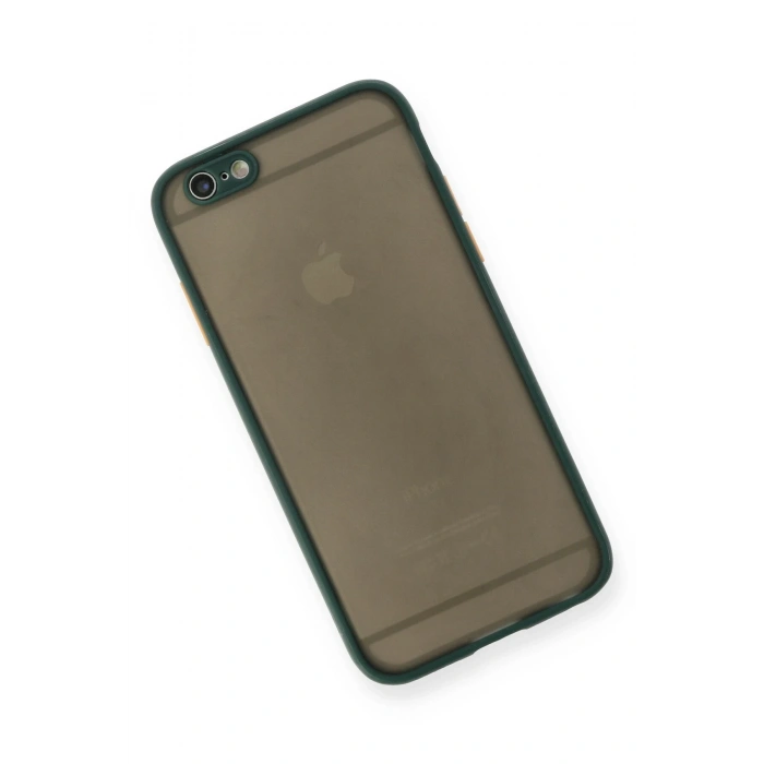iPhone 6 Kılıf Montreal Silikon Kapak - Yeşil