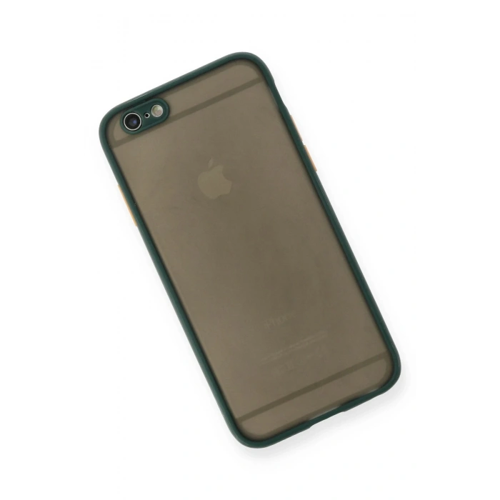 iPhone 6 Kılıf Montreal Silikon Kapak - Yeşil