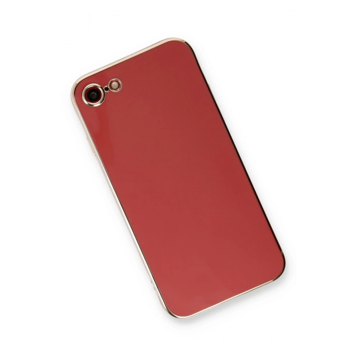 iPhone 7 Kılıf Volet Silikon - Kırmızı