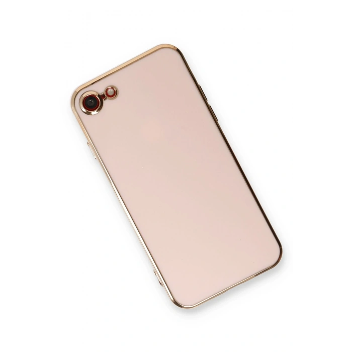 iPhone 7 Kılıf Volet Silikon - Pembe