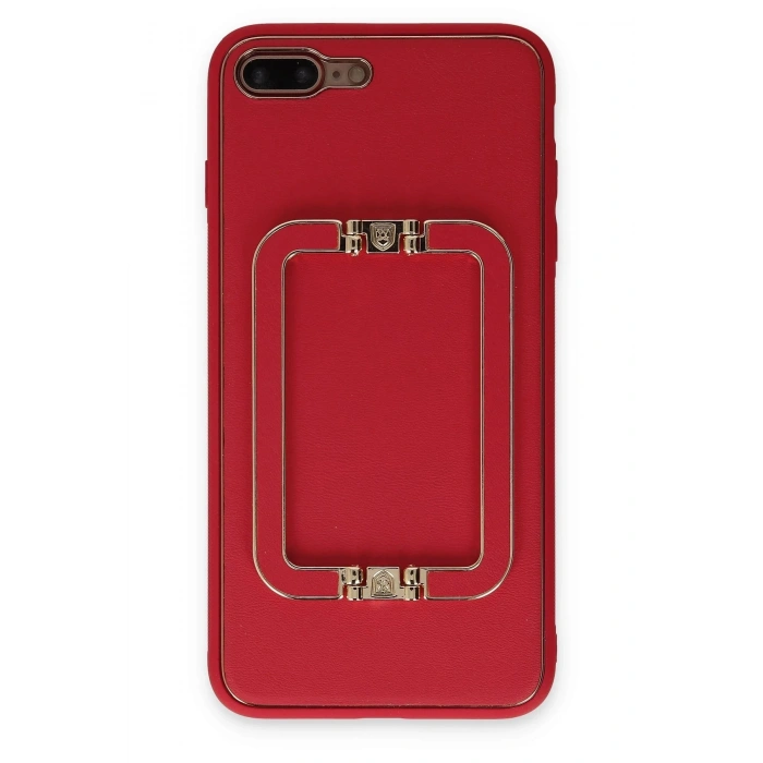 iPhone 7 Plus Kılıf Coco Elit Kapak - Kırmızı