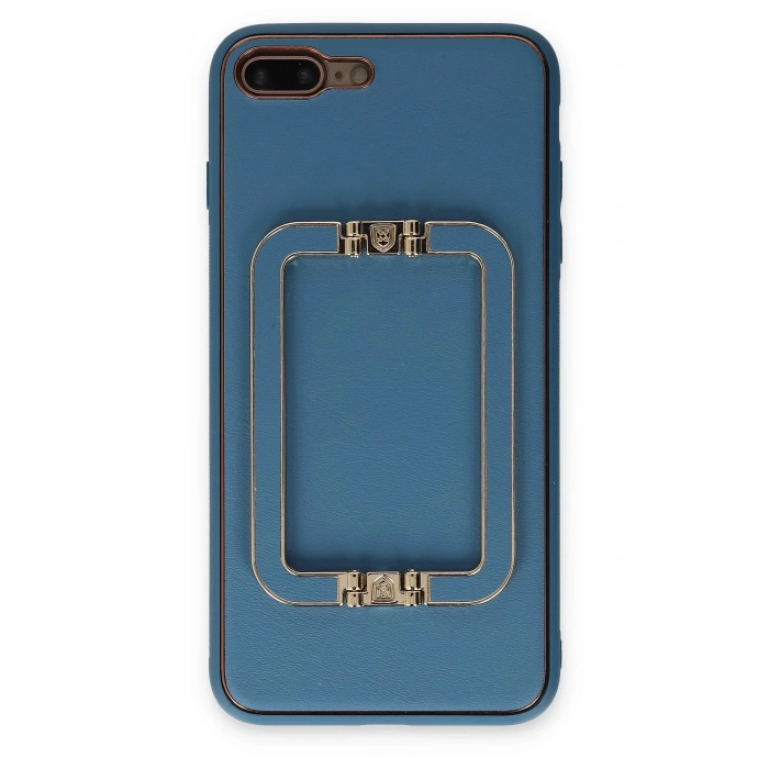 iPhone 7 Plus Kılıf Coco Elit Kapak - Mavi