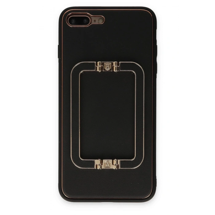 iPhone 7 Plus Kılıf Coco Elit Kapak - Siyah
