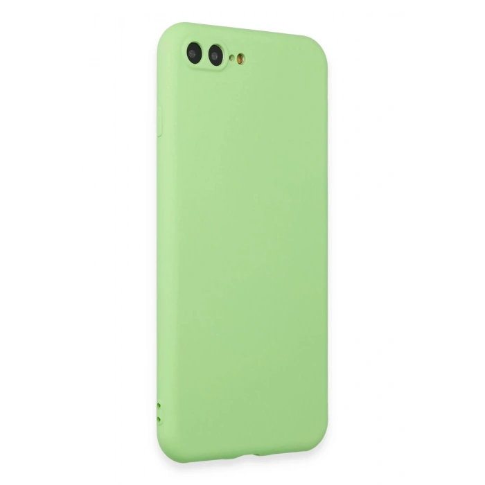 iPhone 7 Plus Kılıf First Silikon - Açık Yeşil
