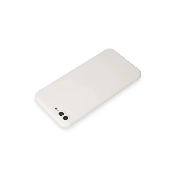 iPhone 7 Plus Kılıf First Silikon - Beyaz