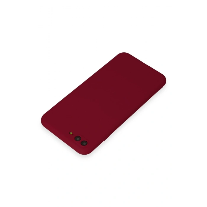 iPhone 7 Plus Kılıf First Silikon - Bordo