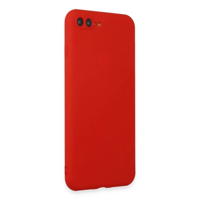 iPhone 7 Plus Kılıf First Silikon - Kırmızı