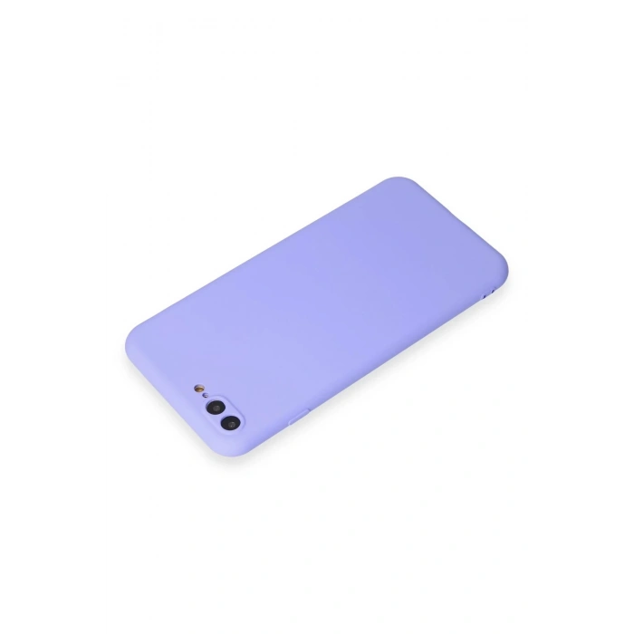 iPhone 7 Plus Kılıf First Silikon - Lila