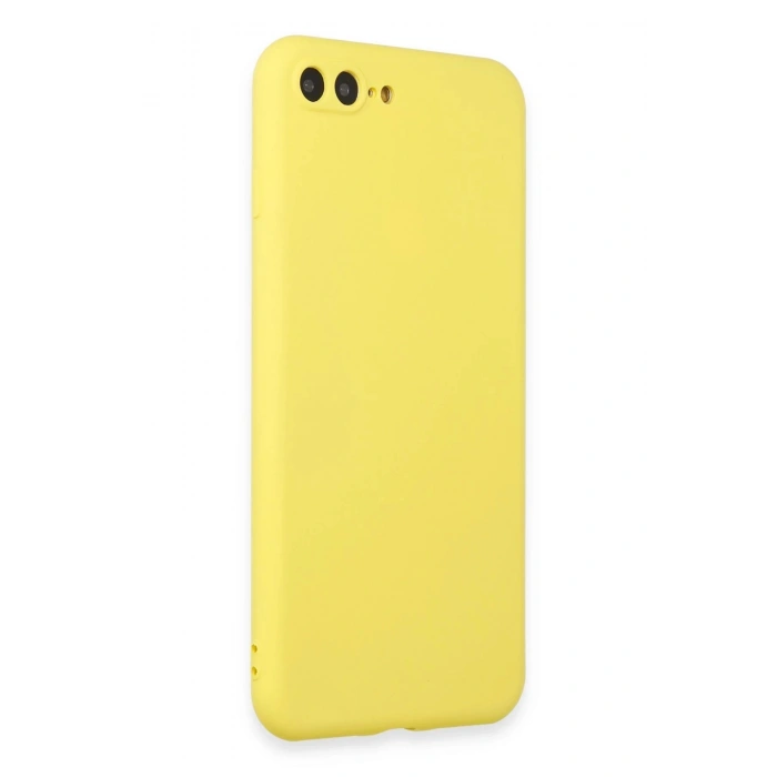 iPhone 7 Plus Kılıf First Silikon - Sarı