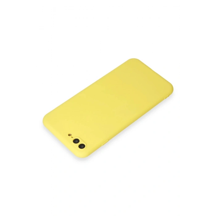 iPhone 7 Plus Kılıf First Silikon - Sarı