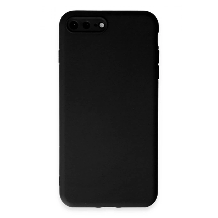 iPhone 7 Plus Kılıf First Silikon - Siyah