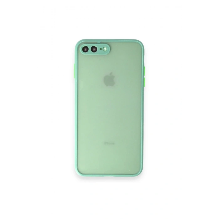 iPhone 7 Plus Kılıf Montreal Silikon Kapak - Turkuaz