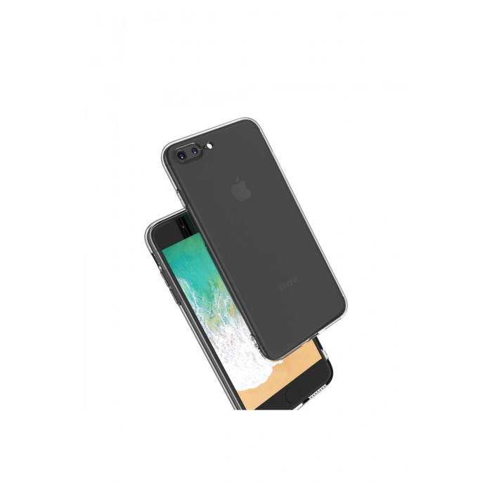 iPhone 8 Plus Kılıf Deluxe 2mm Şeffaf Silikon