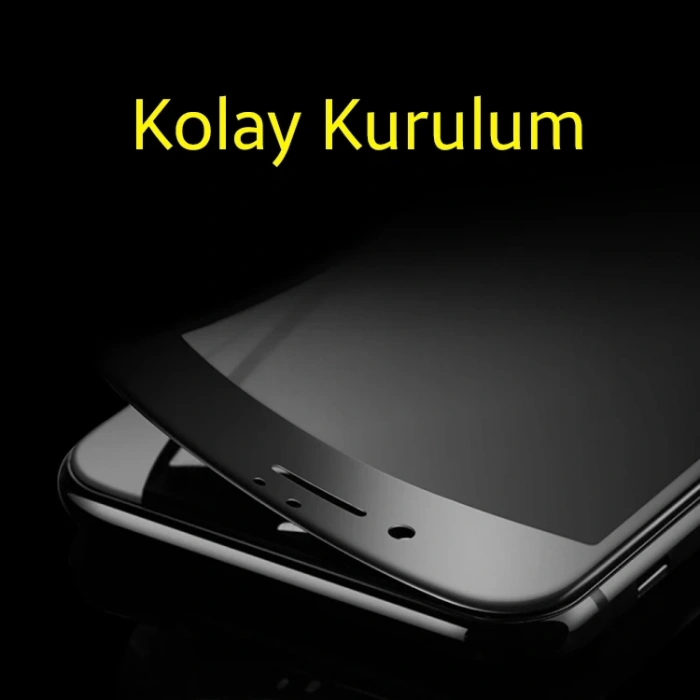 İphone Se3-se2 İphone 8-7 3d Full Privacy Gizlilik Kırılmaz Cam Ekran Koruyucu