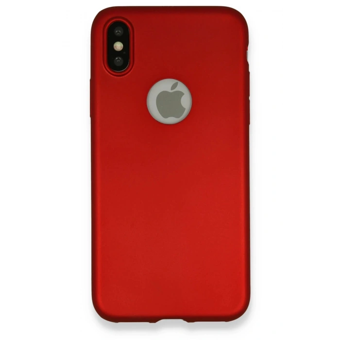 iPhone X Kılıf First Silikon - Bordo