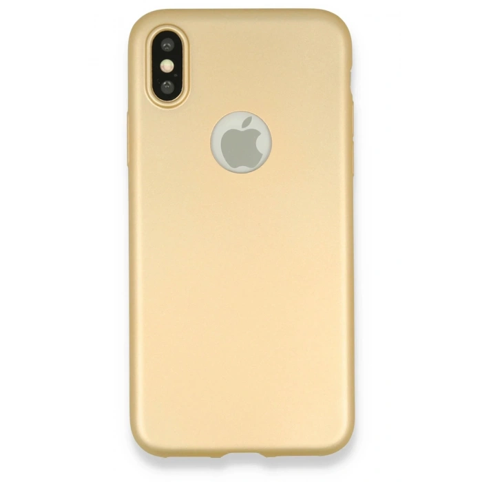 iPhone X Kılıf First Silikon - Gold