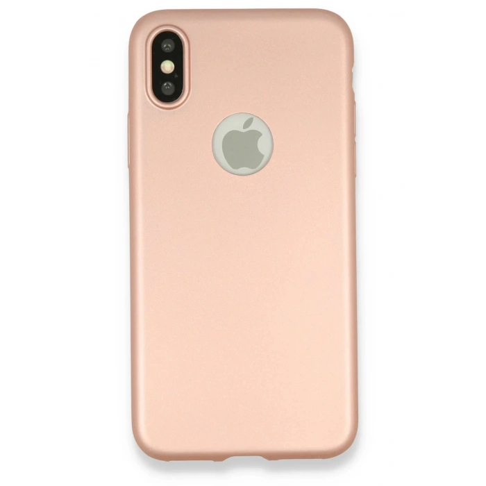iPhone X Kılıf First Silikon - Rose Gold