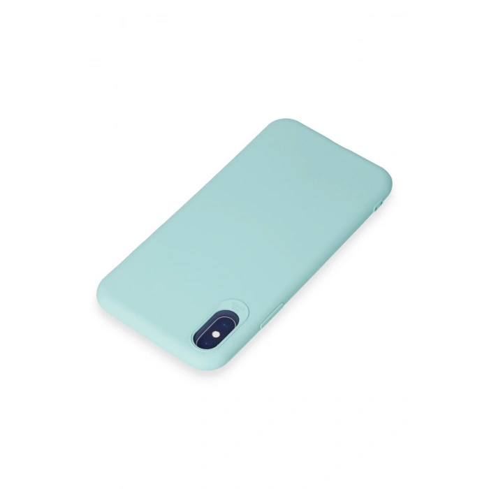 iPhone X Kılıf First Silikon - Turkuaz