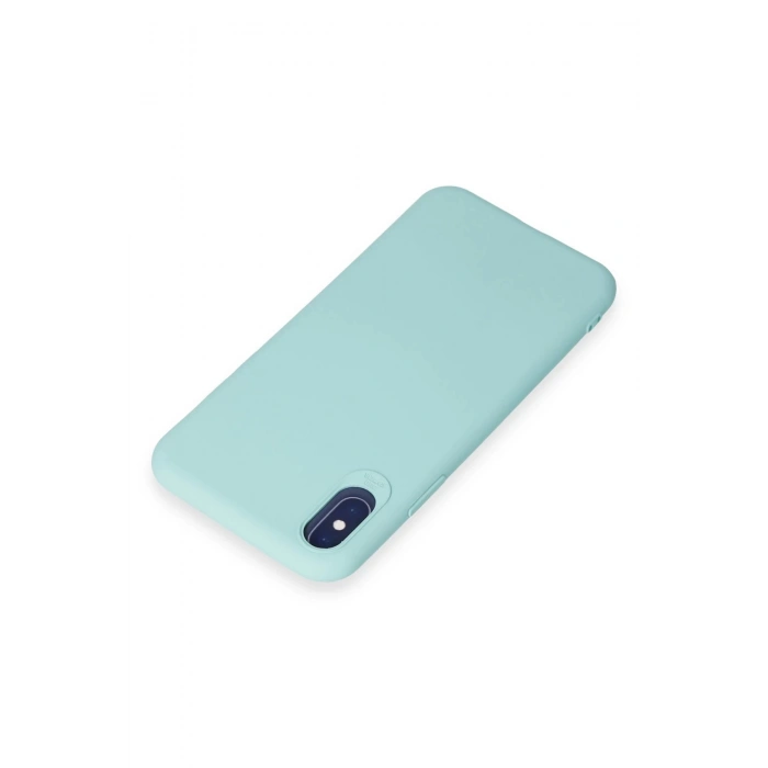 iPhone X Kılıf First Silikon - Turkuaz