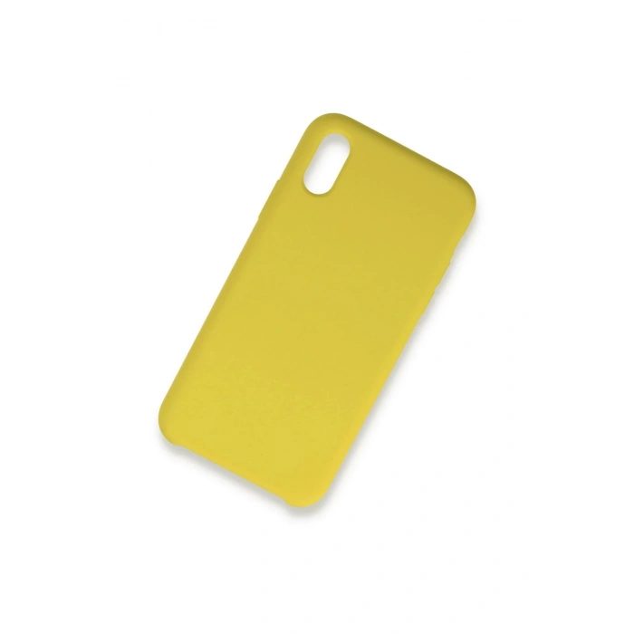 iPhone X Kılıf Lansman Legant Silikon - Sarı