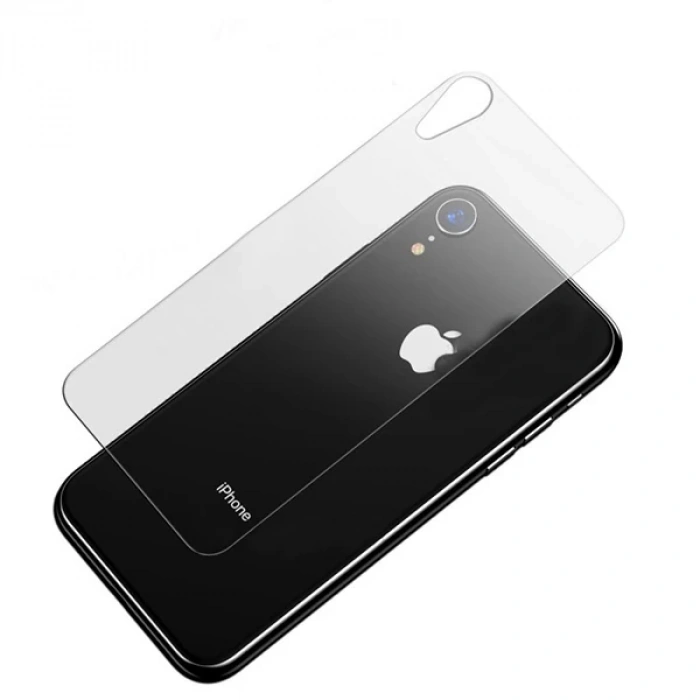 İphone Xr 6.1 Arka Kırılmaz Tempered Cam  Koruyucu