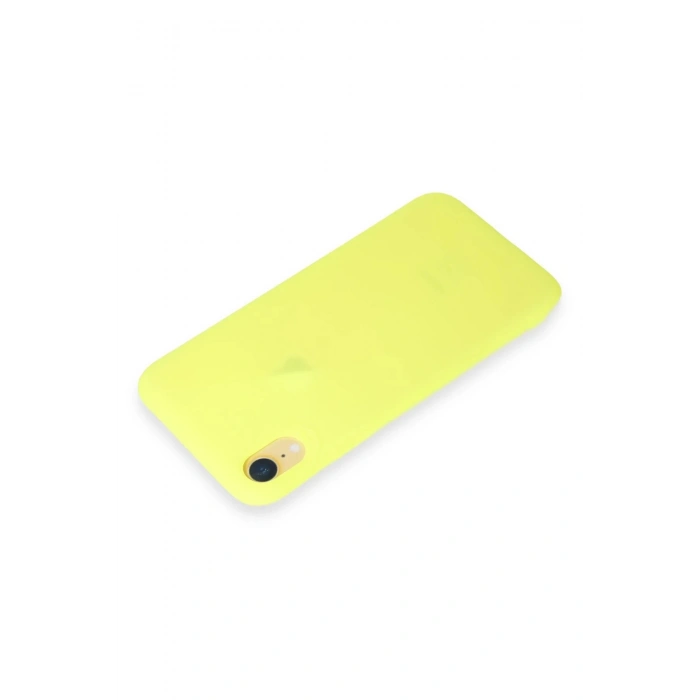 iPhone XR Kılıf First Silikon - Parlak Yeşil