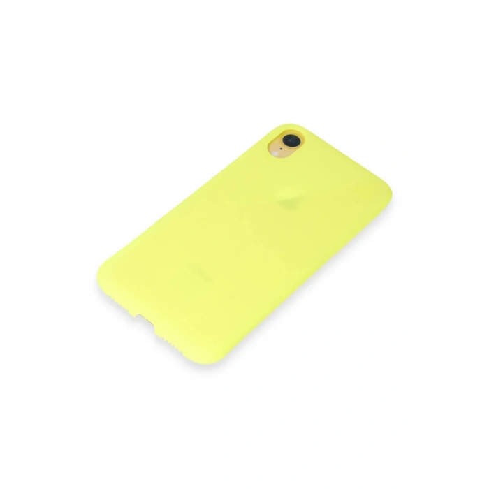 iPhone XR Kılıf First Silikon - Parlak Yeşil