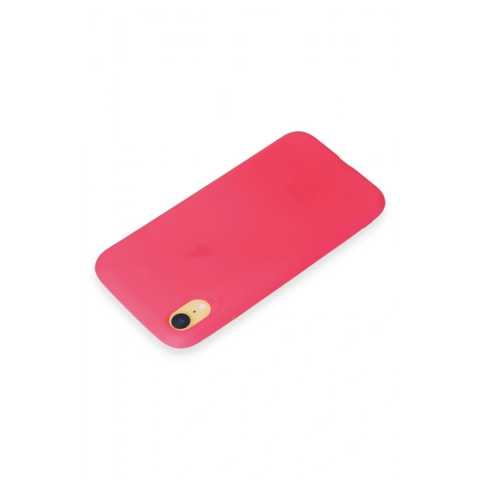 iPhone XR Kılıf First Silikon - Pembe