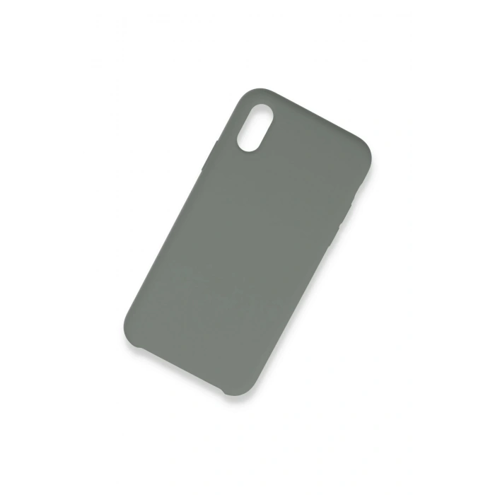 iPhone XS Max Kılıf Lansman Legant Silikon - Gri