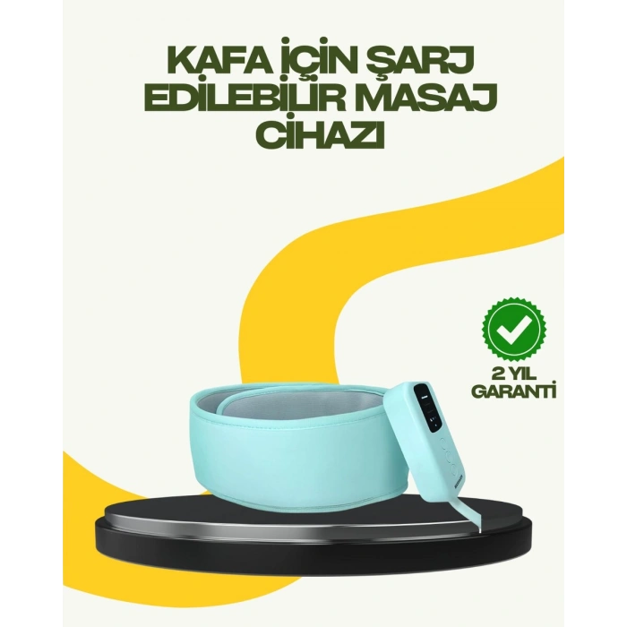 Isıtmalı Baş Masaj Aleti Rahatlatıcı Ve Stres Giderici Tasarım