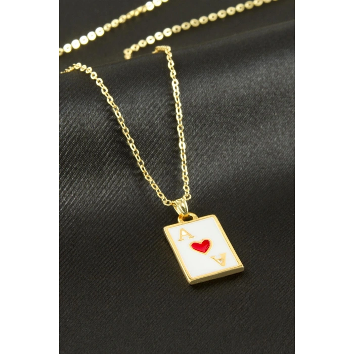 İskambil Mineli Kolye