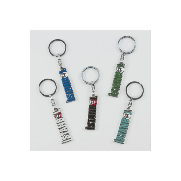 İstanbul Figürlü Metal Anahtarlık