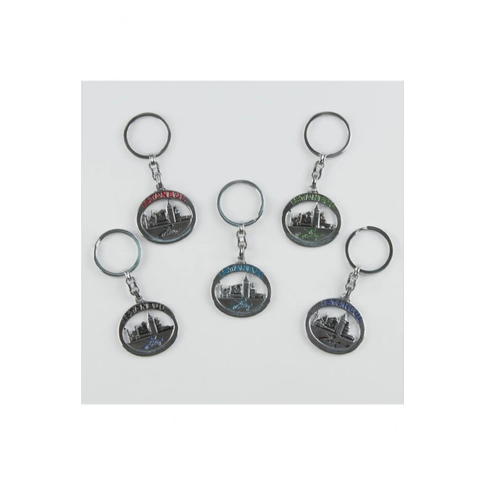 İstanbul Figürlü Metal Anahtarlık