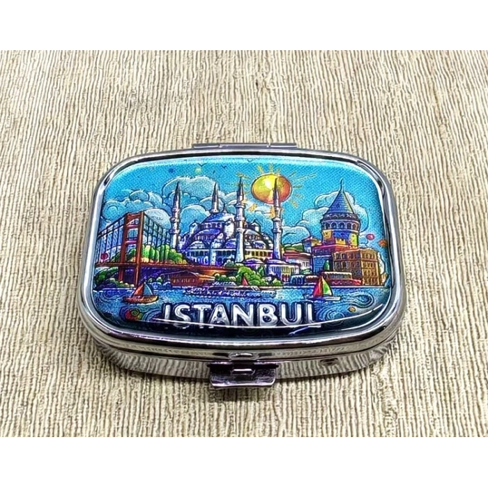 İstanbul Temalı İlaç Kutusu - Model 9