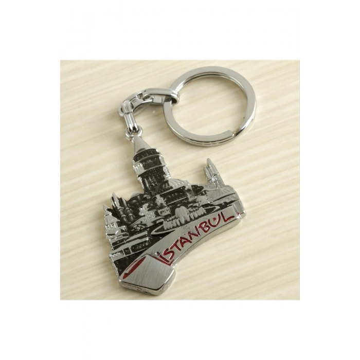 İstanbul Yazılı Metal Anahtarlık