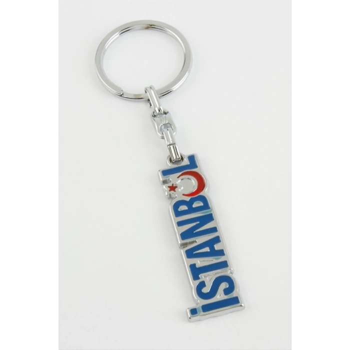 İstanbul Yazılı Metal Anahtarlık