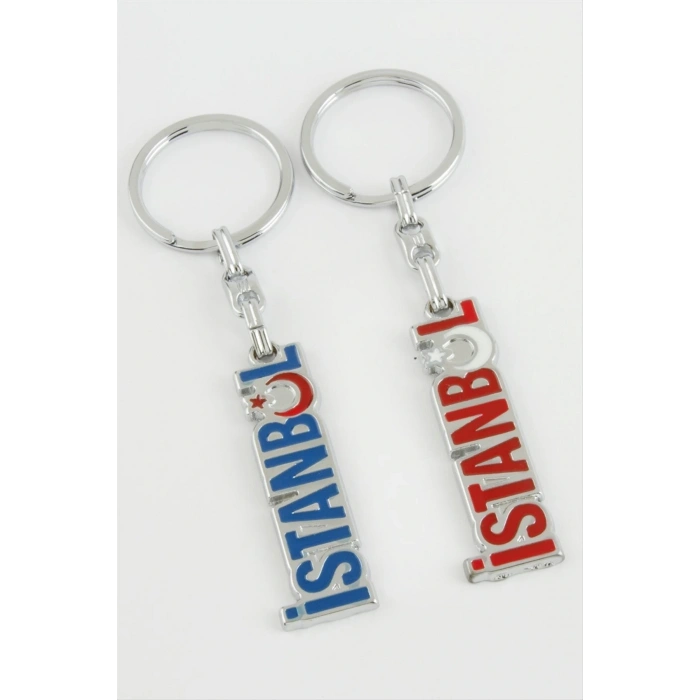 İstanbul Yazılı Metal Anahtarlık