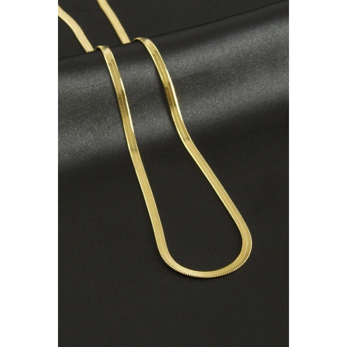 İtalyan Zincir Çelik Kolye 45 cm