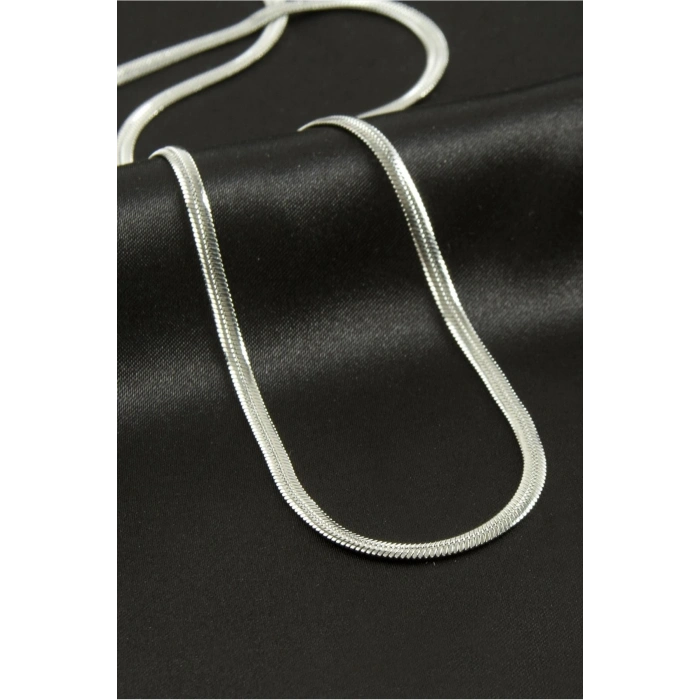 İtalyan Zincir Çelik Kolye 55 cm