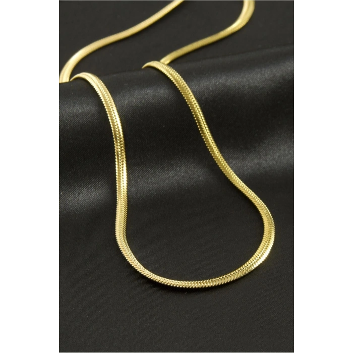 İtalyan Zincir Çelik Kolye 60 cm