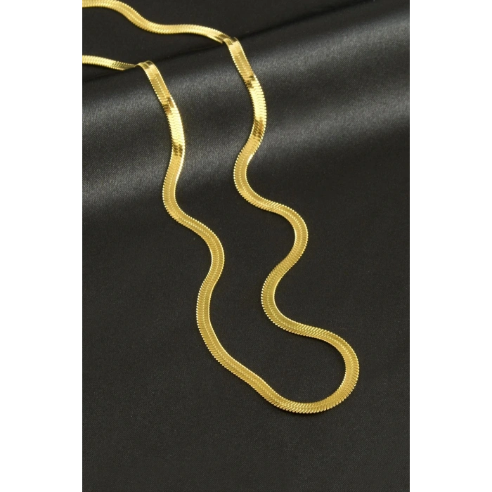 İtalyan Zincir Çelik Kolye 60 cm