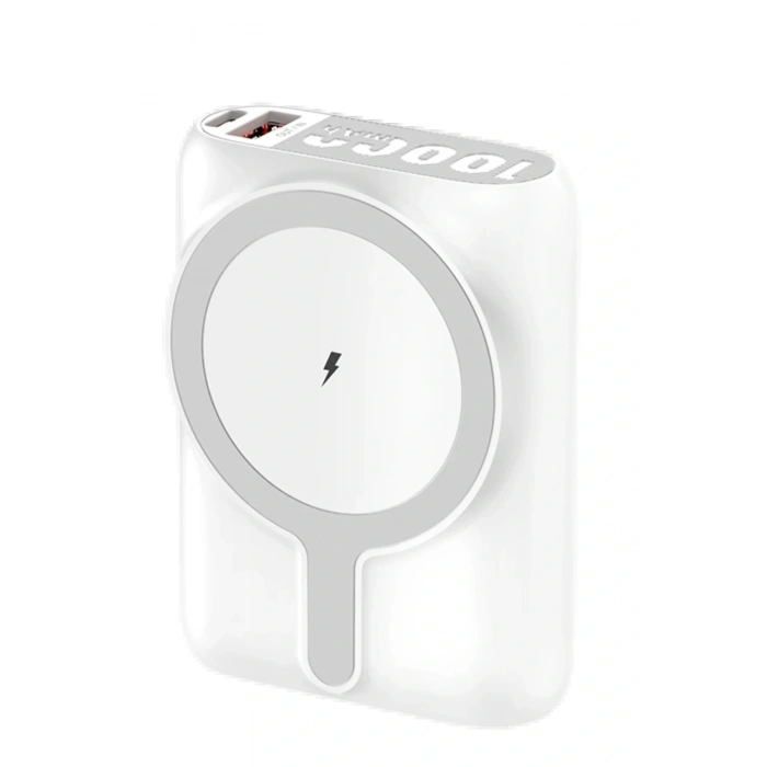 J31 10.000 mAh 20W PD Magsafe Powerbank - Beyaz