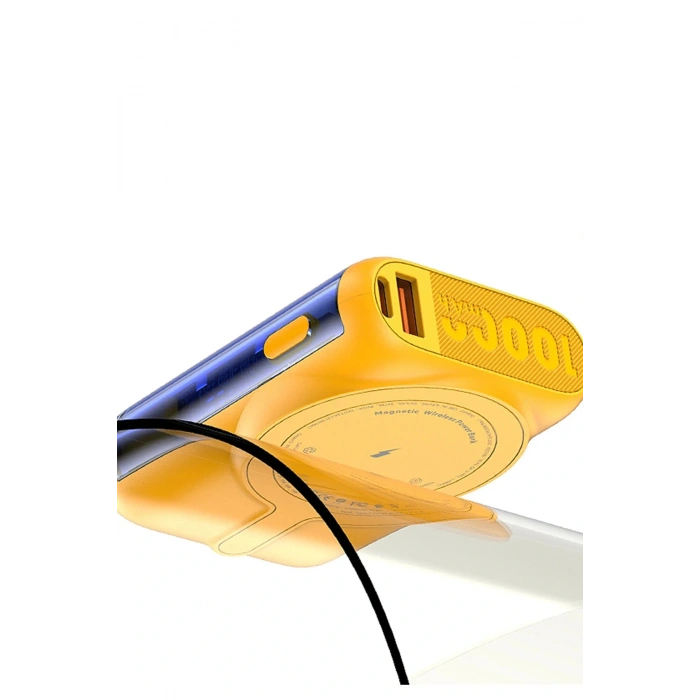 J31 10.000 mAh 20W PD Magsafe Powerbank - Turuncu