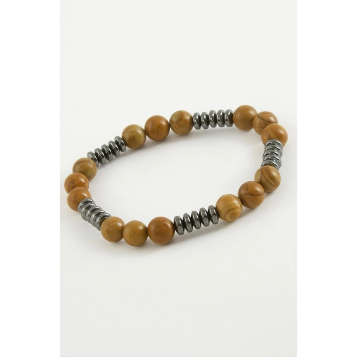 Jasper Hematit Doğaltaş Bileklk