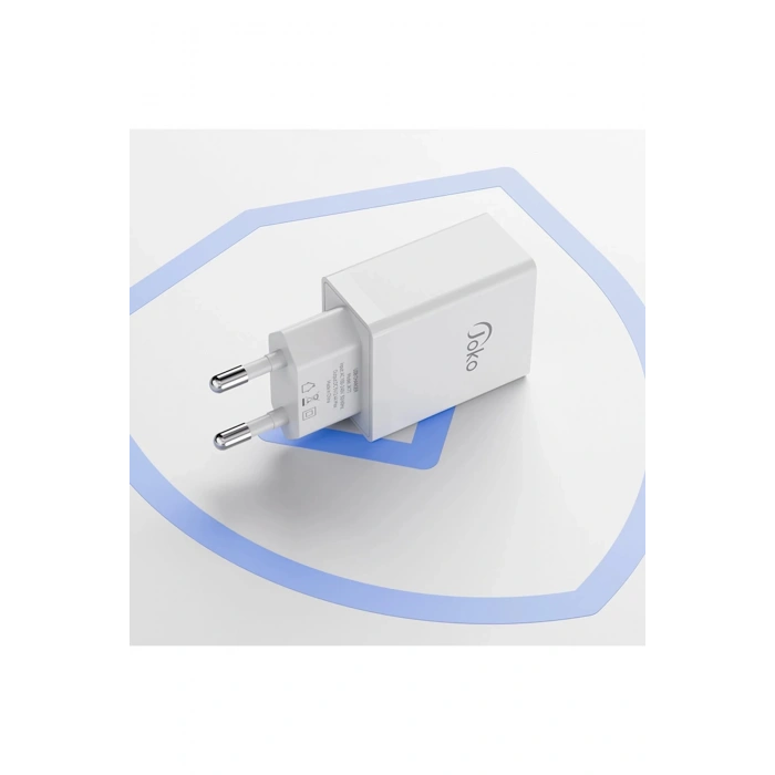 JK77 12W + PX17 1M 2.4A Usb to Lightning Kablolu PD Şarj Cihazı