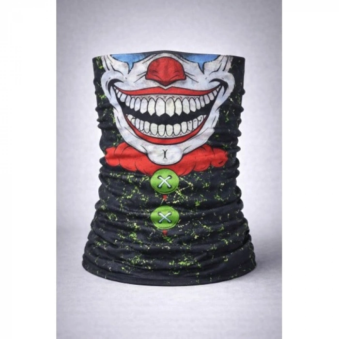 Joker Yüz Baskılı Baf Bandana - Çok Amaçlı Boyunluk Bandana 2 No