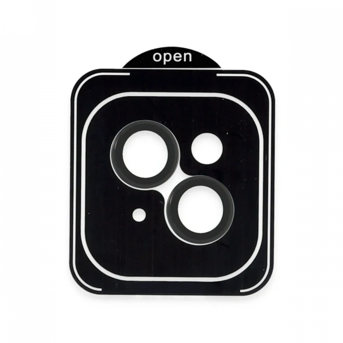  Apple iPhone 13 PVD Metal Kamera Lens - Siyah
