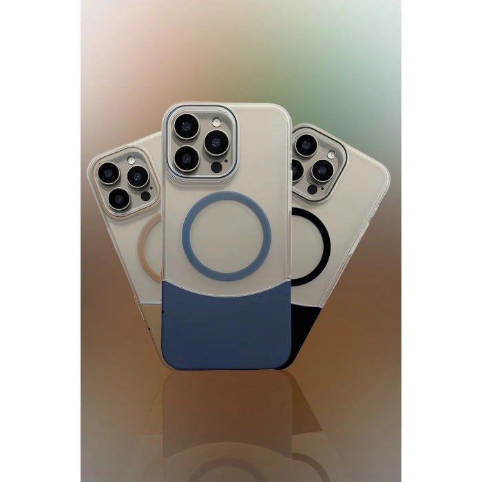  Apple iPhone 14 Pro Max Velar Magsafe Kapak - Lacivert